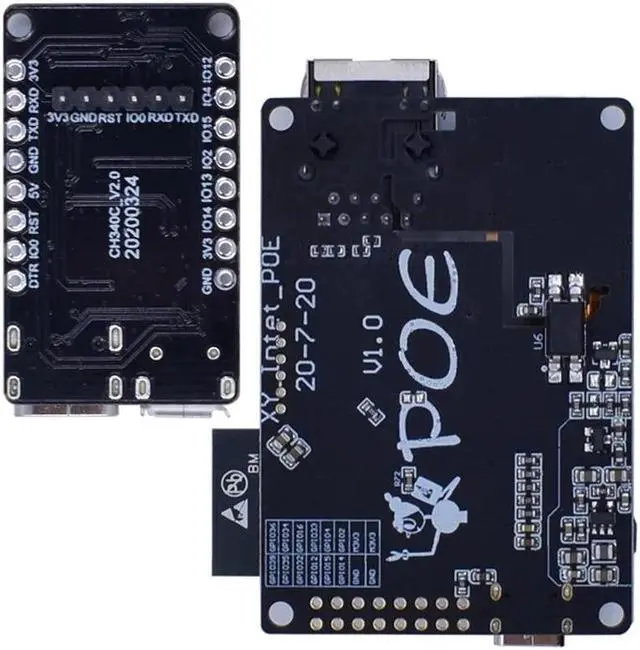 Alt view image 5 of 5 - Official Ethernet adapter T-INTERNET POE ESP32-WROVER-B LAN8720A, expansion board, programmable hardware(T-Internet-POE)