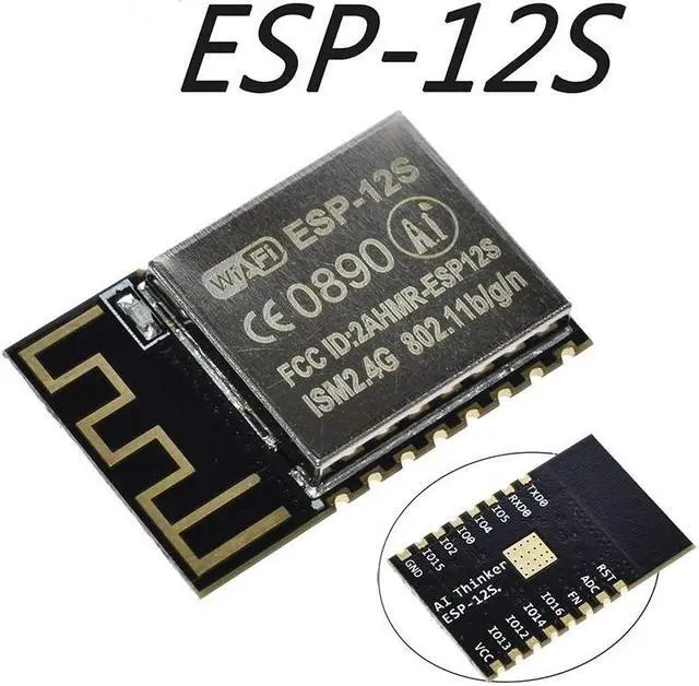 Alt view image 4 of 6 - ESP8266 series wireless modules ESP-12F, ESP-01, ESP-07, ESP-12S, W600, ESP32 wireless transceivers(ESP-01S)