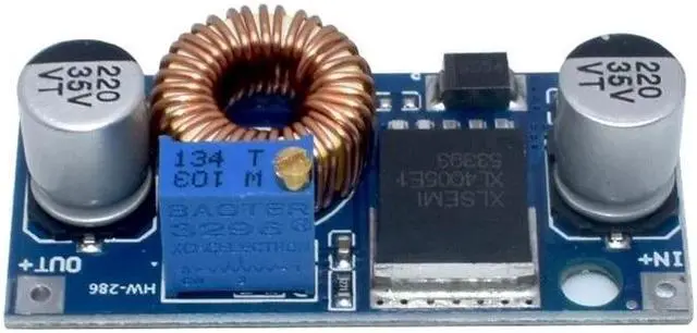 Alt view image 2 of 5 - Power module XL4005 DSN5000 surpasses LM2596 DC-DC, adjustable reducer, 5A, 75W, high current, high power