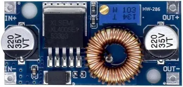 Alt view image 4 of 5 - Power module XL4005 DSN5000 surpasses LM2596 DC-DC, adjustable reducer, 5A, 75W, high current, high power