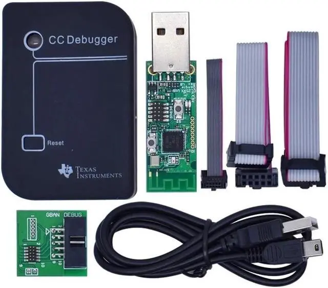Alt view image 3 of 6 - CC2531 Zigbee emulator, CC debugger, USB programmer, CC2540, CC2531, with antenna, bluetooth, connector, download cable