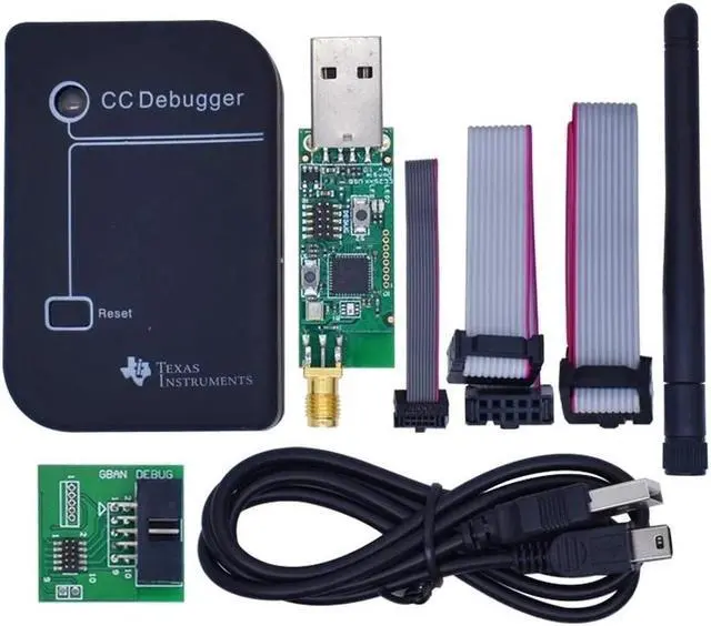 Alt view image 4 of 6 - CC2531 Zigbee emulator, CC debugger, USB programmer, CC2540, CC2531, with antenna, bluetooth, connector, download cable