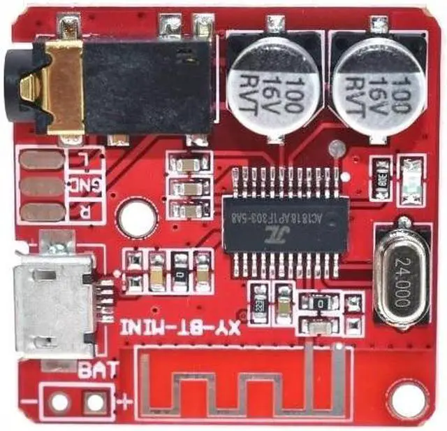 Alt view image 6 of 6 - Bluetooth 4.1 MP3 audio receiving board, lossless decoding board, wireless stereo music module