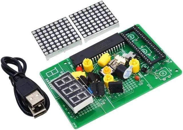 Alt view image 4 of 5 - DIY game board kit, microcontroller 51 chip, retro electronic welding exercise table, small manufacturer, student laboratory