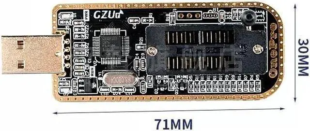 Alt view image 2 of 2 - programmer USB motherboard routing LCD BIOS SPI FLASH 24 25 burner