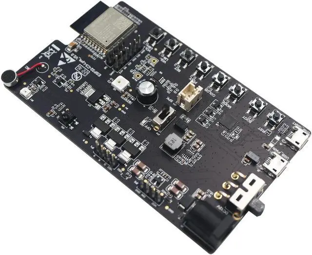 Main image of ESP32-C3-Lyra Audio Lighting Control Development Board, equipped with ESP32-C3-WROOM-02 module, 8MB Flash