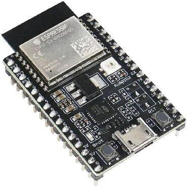 ESP32-C3-DevKitC-02 development board, equipped with ESP32-C3
