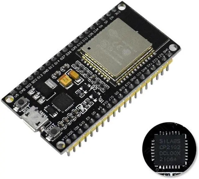 Alt view image 4 of 6 - ESP32 development board, WiFi and Bluetooth, ultra low power consumption, dual core ESP-32, ESP-32S ESP 32, similar to ESP8266(ESP-32 30Pin)
