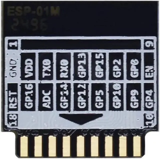 Alt view image 5 of 6 - Wireless module ESP8285, wireless transmission control module WIFI, development board, ESP-01F, ESP-01M, ESP-01E, M3