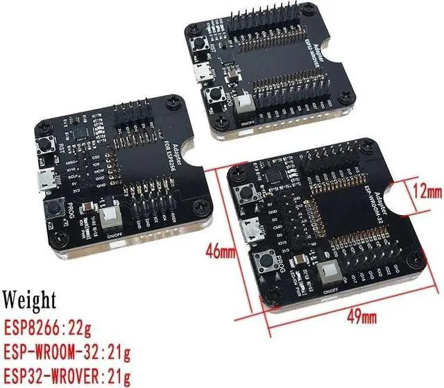Alt view image 3 of 6 - ESP8266 ESP32 ESP-WROOM-32 ESP32-WROVER Development Board Test Burning Fixture Tool Downloader for ESP-12F ESP-07S ESP-12S(ESP32-WROVER)