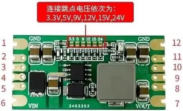Alt view image 5 of 6 - TPS5430 Switching Power Supply Module 3A DC-DC Step-Down 5V/12V/24V Voltage Output Low Ripple(5V)