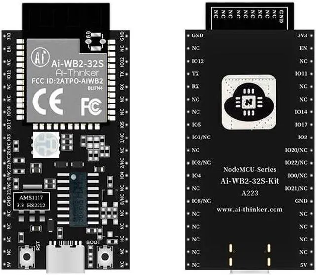 Alt view image 3 of 3 - Ai-WB2-32S module development board, BL602 core processor Wi-Fi 802.11b/g/n Bluetooth 5 Module core Board Ai-WB2-32S-Kit