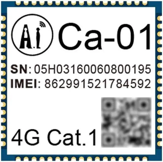 Alt view image 4 of 4 - Ca-01 module, LTE IoT wireless communication 4G module, ultra-small package