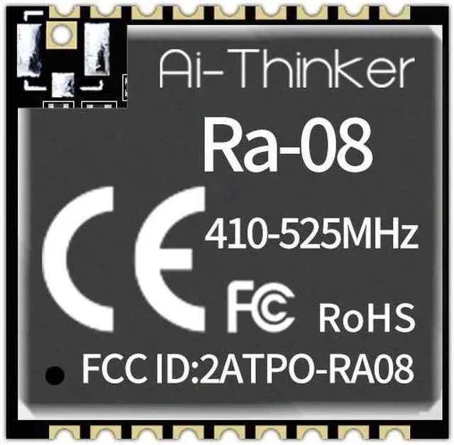 Main image of Ra-08 LoRa module,ultra-long distance spread spectrum, ASR6601 chip 32-bit RISC MCU,LPWAN core module