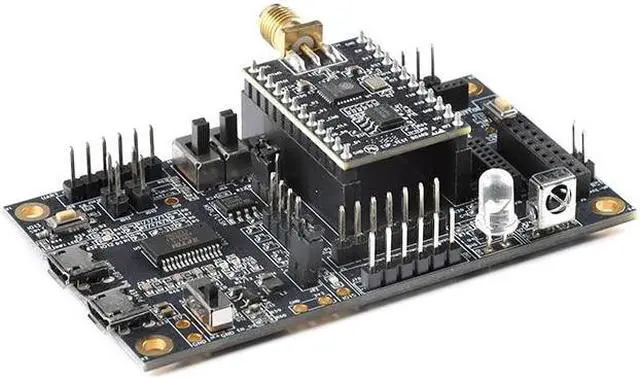 Main image of ESP-LAUNCHER development board, ESP8266EX chip and test module