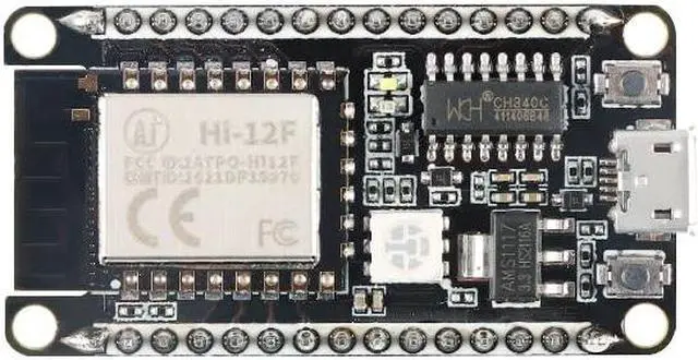 Alt view image 4 of 4 - Hi-12F-Kit 2.4G WiFi development board module equipped with HiSilicon Hi3861 chip PCB antenna