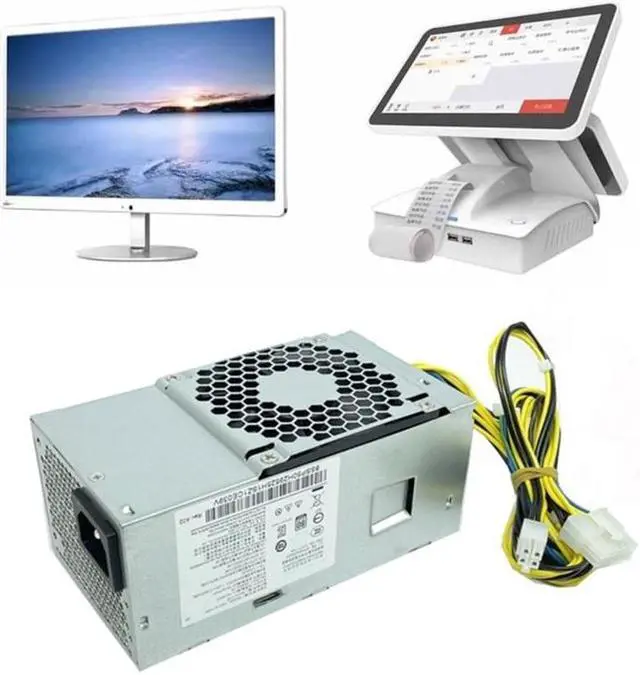 Alt view image 2 of 6 - Desktop PSU Chassis Power Supply 180W TFX+10 Pin Server Power HK280-72PP HK310-72PP PA-2181-2 PCE025 Universal for Case