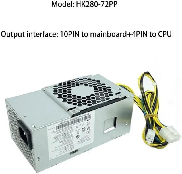 Alt view image 4 of 6 - Desktop PSU Chassis Power Supply 180W TFX+10 Pin Server Power HK280-72PP HK310-72PP PA-2181-2 PCE025 Universal for Case