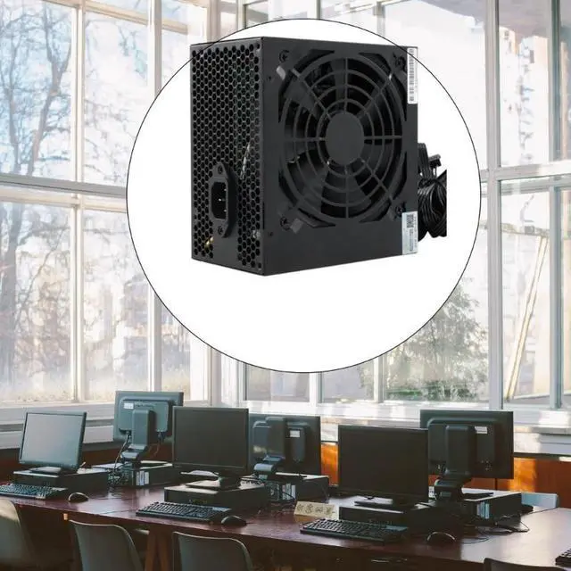 Alt view image 4 of 6 - Gaming PC Power Supply Rated-250W Mine PSU 24Pin ATX 12V Full Modular Miner Desktop Computer Power Source US plug