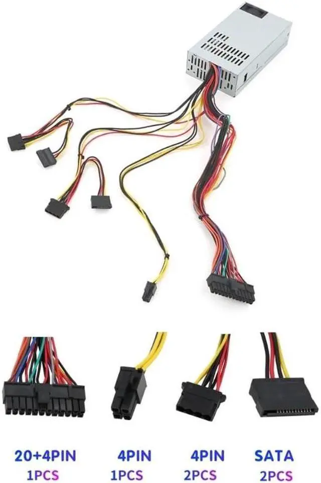 Alt view image 4 of 6 - 220V Desktop Computer Chassis Power Supply 200W MINI PSU FLEX 1U Small Desktop PC Cash Register Power Supplies