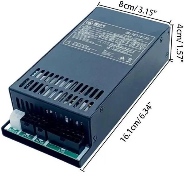 Alt view image 5 of 6 - Flex 500W PSU 500W ATX Flex Full Module Power Supply Small 1U (Flex ITX) Computer Chassis for Case Power POS Machine