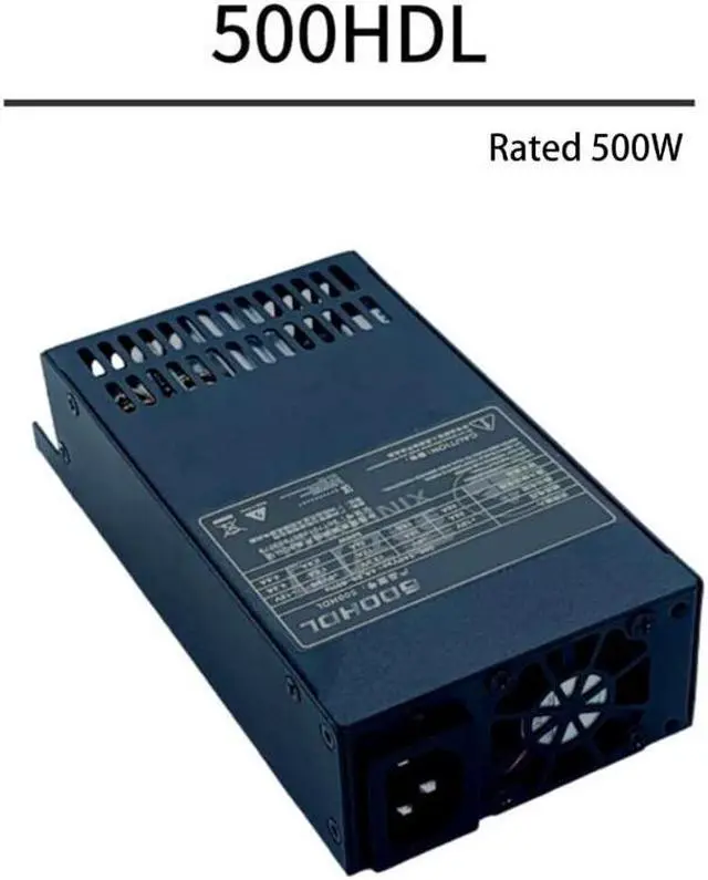 Alt view image 6 of 6 - Flex 500W PSU 500W ATX Flex Full Module Power Supply Small 1U (Flex ITX) Computer Chassis for Case Power POS Machine