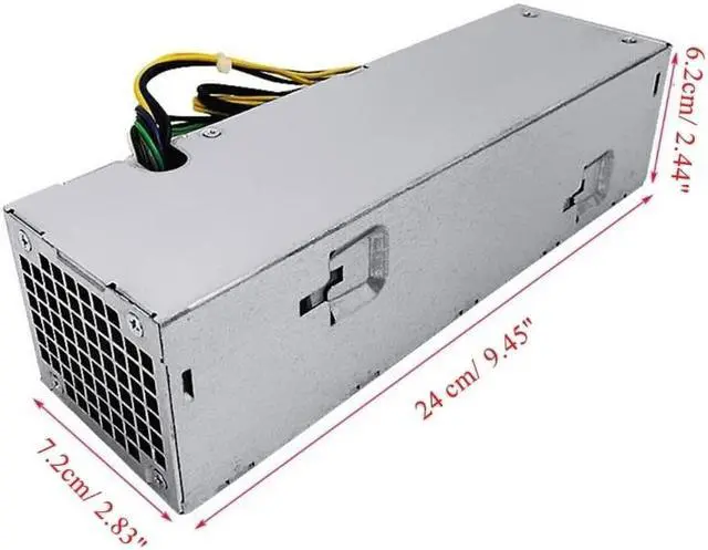 Alt view image 6 of 6 - 4Pin + 8Pin 255W PSU Replacement Power Supply 100-240V 50 60hz for D-ell 3020 7020 9020 T7100 L255AS-00 D255AS-00