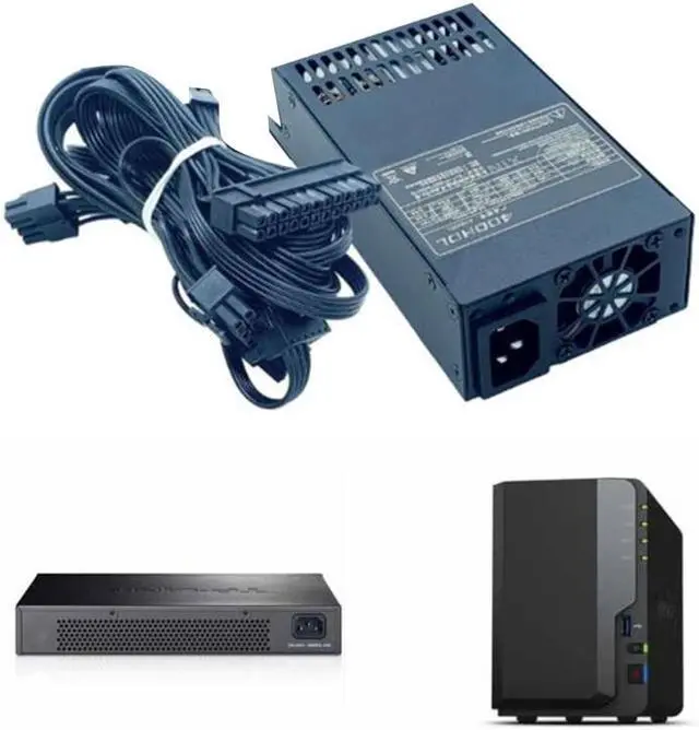 Alt view image 4 of 6 - MINI PSU FLEX Computer Power Supply 1U 400W Small Desktop PC Cash Register Power Low-power Equipment FLEX ITX 400w