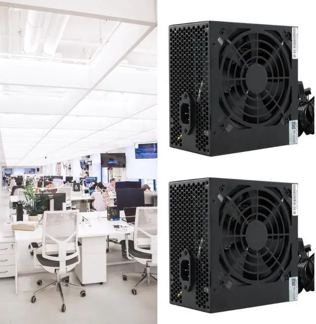 Alt view image 5 of 6 - Gaming PC Power Supply Rated-250W Mine PSU 24Pin ATX 12V Full Modular Miner Desktop Computer Power Source US plug
