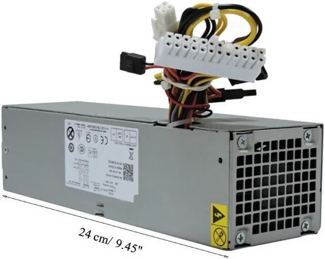 Alt view image 6 of 6 - 24Pin+4Pin 240W PSU Replacement Power Supply 100-240V 50 60hz for D-ell OptiPlex 390 790 990 3010 7010 9010 D240ES-00