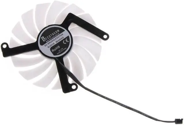 Alt view image 2 of 6 - 86mm Cooler Fan 4Pin 12V 0.35A CF-12910S VGA Fan Graphics Card Fan for AX GAMING/AX RTX3080ti 3080 LHR X3W Cooler(Long Line)