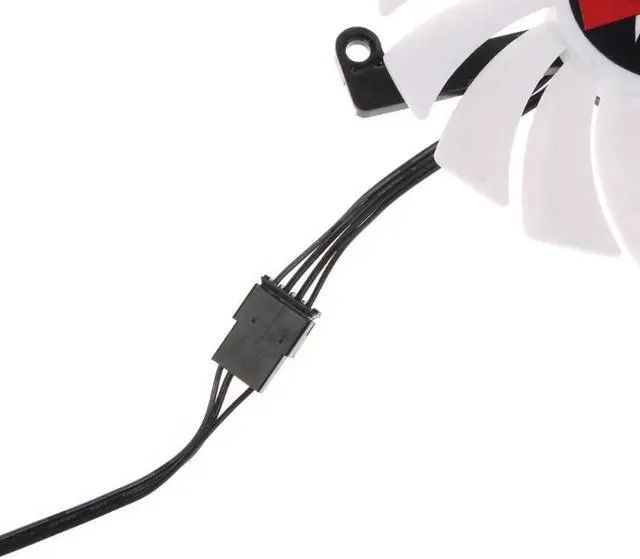 Alt view image 4 of 6 - 86mm Cooler Fan 4Pin 12V 0.35A CF-12910S VGA Fan Graphics Card Fan for AX GAMING/AX RTX3080ti 3080 LHR X3W Cooler(Long Line)