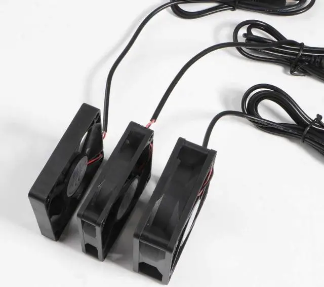 Alt view image 6 of 6 - 70mm Fan 7025 7015 7010 DC 5V USB Connector Quiet Cooling Fan for DIY Cooling Router Game TV Box Power Supply(1.5cm)