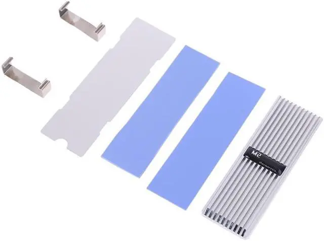 Main image of M.2 SSD NVMe Heat Sink heatsink M2 2280 SSD Hard Disk Aluminum Heat Sink For PC D7YC(as shown)