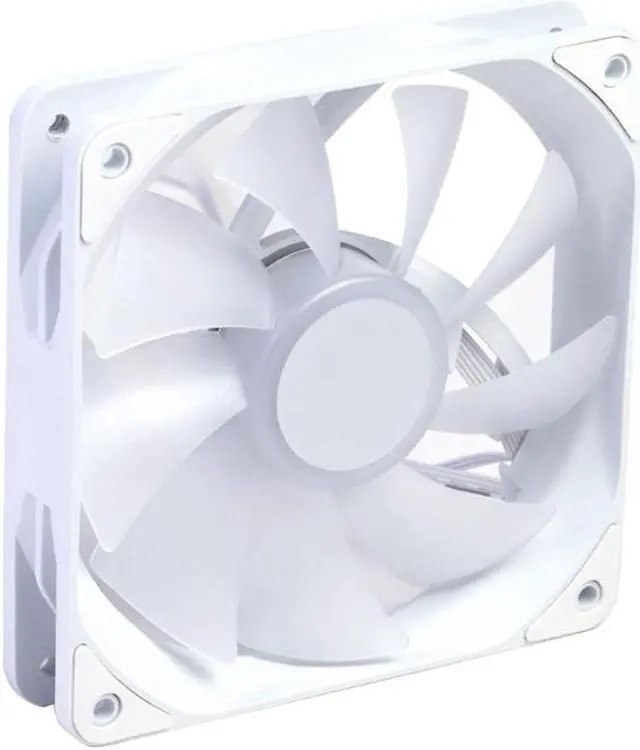 Main image of RS120 ARGB 120mm Cooling Fan 4Pin PWM Adjust Speed Fan Computer Case Fan 24.8-59.6CFM Strong Air Volume Computer Fans (White)