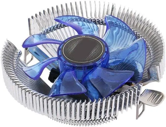 Main image of CPU Fan Desktop Computer PC Cooler Blue LED Aluminum Heatsink CPU Cooling Radiator for LGA 775 1150 1155 1156 1366 2011