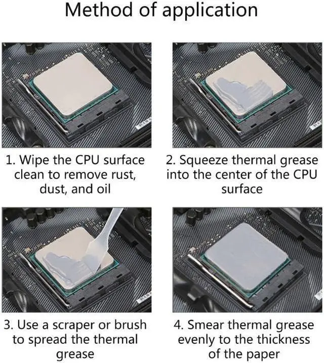 Alt view image 3 of 6 - HY P15 1g/2g Silicone Heatsink Grease Thermal Compound Paste 15.2-W High Conductive For CPU GPU Chipset Notebook Cooling(1G)