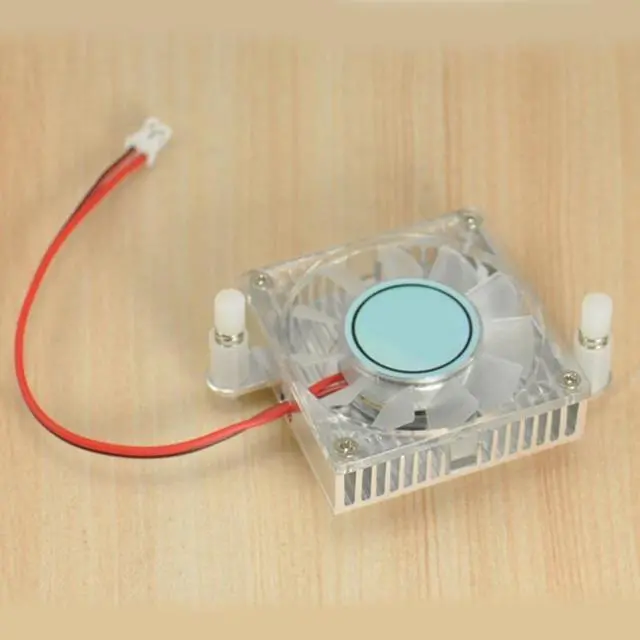 Alt view image 5 of 6 - CPU Graphics Heatsink Cooling Fan 12V Radiator Cooler Heat Sink Long-term Use High Speed Fan Cooler Easy to Install