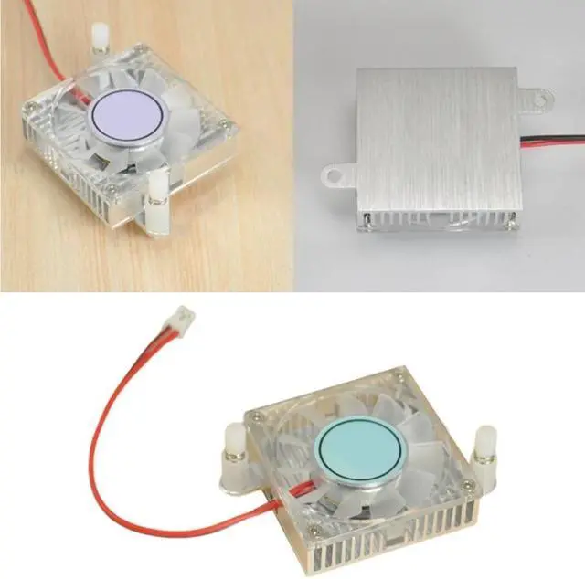 Alt view image 3 of 6 - CPU Graphics Heatsink Cooling Fan 12V Radiator Cooler Heat Sink Long-term Use High Speed Fan Cooler Easy to Install