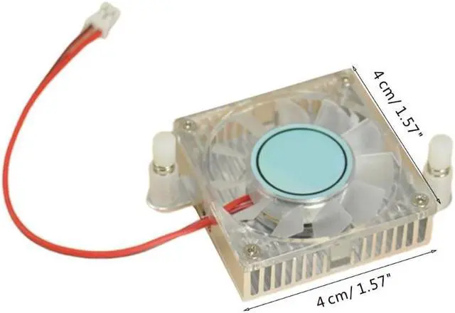 Alt view image 6 of 6 - CPU Graphics Heatsink Cooling Fan 12V Radiator Cooler Heat Sink Long-term Use High Speed Fan Cooler Easy to Install