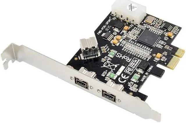 Alt view image 2 of 6 - D7YC PCIE 1394B 3-Port Image Video Capture Card Expansion Controller Texas Instruments TI XIO2213AZAY Chip