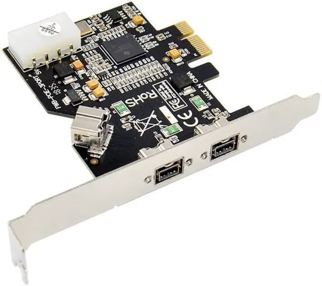 Main image of D7YC PCIE 1394B 3-Port Image Video Capture Card Expansion Controller Texas Instruments TI XIO2213AZAY Chip