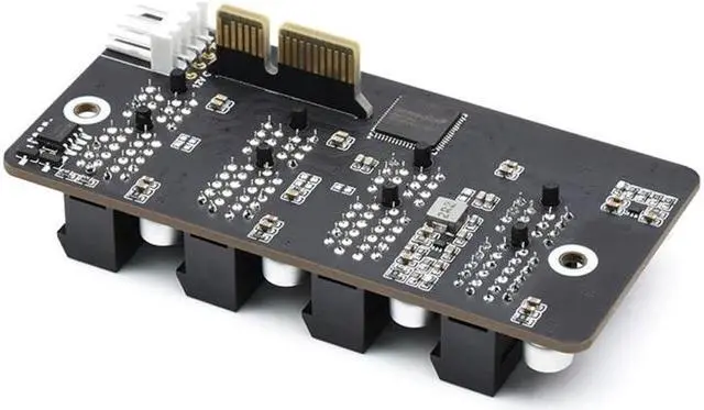 Alt view image 2 of 6 - Mini Base Board for Raspberry Pi Computer Module 4 CM4 Onboard PCIE 2 Gen 4 Ways Connector ASM1184 Advanced Chip