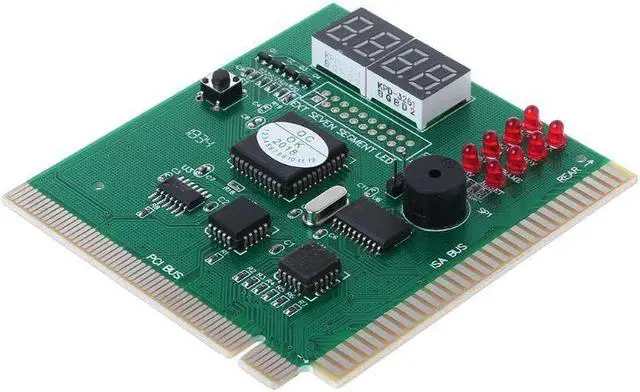 Alt view image 3 of 6 - For 4Digit PC Computer Diagnostic Card Motherboard Mainboard POST Tester PCI ISA