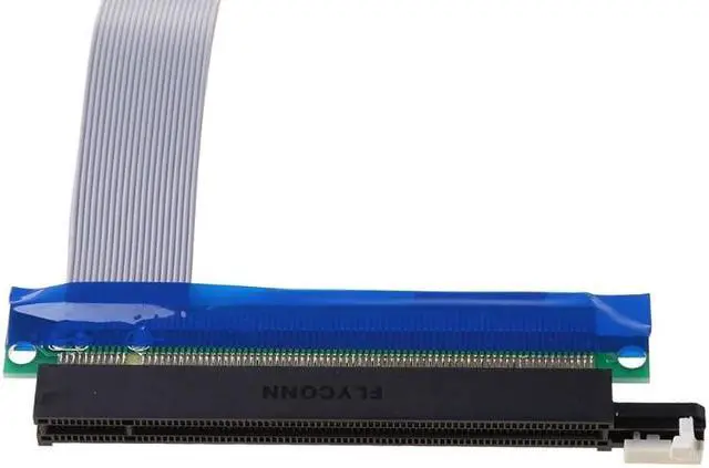 Alt view image 2 of 6 - D7YC Flexible Flat Cable PCIe PCI for Express 1x To 16x Extender Riser FFC PCI-E 1x-1