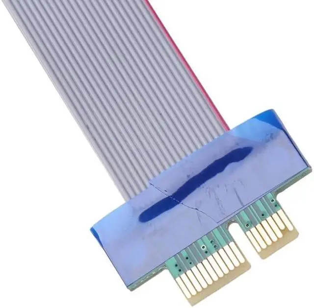 Alt view image 3 of 6 - D7YC Flexible Flat Cable PCIe PCI for Express 1x To 16x Extender Riser FFC PCI-E 1x-1