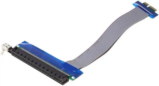 Alt view image 4 of 6 - D7YC Flexible Flat Cable PCIe PCI for Express 1x To 16x Extender Riser FFC PCI-E 1x-1