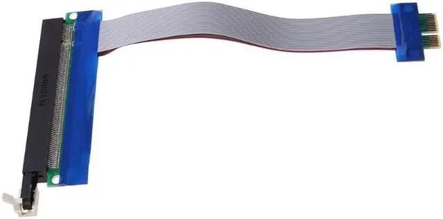 Alt view image 6 of 6 - D7YC Flexible Flat Cable PCIe PCI for Express 1x To 16x Extender Riser FFC PCI-E 1x-1