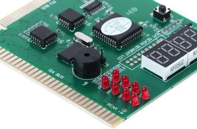 Alt view image 6 of 6 - For 4Digit PC Computer Diagnostic Card Motherboard Mainboard POST Tester PCI ISA