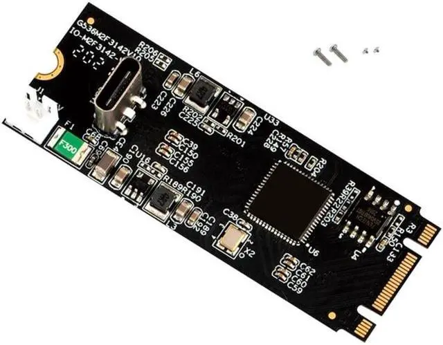 Main image of M.2 to Type C Expansion Card M.2 M/B Key to USB3.2 Gen2 10Gbps USB C Riser ASM3142 Chip M2 22x60 Data Transfer Converter(as shown)